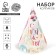 Paper cap “Happy birthday”, balls, (set 6 pcs)