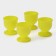 Set of eggs for eggs, 4 pcs, 4.5 × 5 cm, color mix