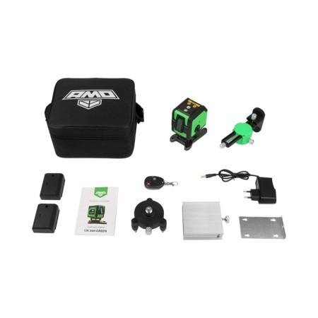 Laser level AMO LN 360 Green, 20 m, 515-532 nm, grade 2-6