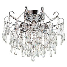 Snow chandelier 6x60W E27 chrome 54x54x45cm