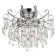 Snow chandelier 6x60W E27 chrome 54x54x45cm