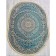 Ovalnaya carpet Rubin 20058a, size 200x400 cm
