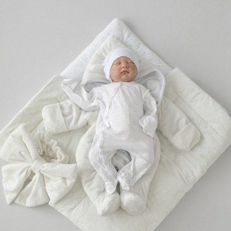 Set for discharge Winter Kinderlitto "Flombir Starks", 5 objects, height 56-62 cm, color milk-2