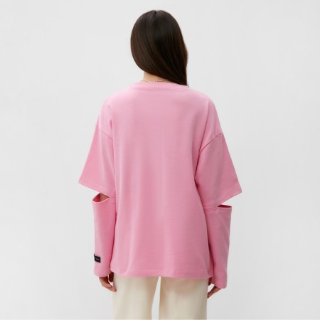 Jumper (longshilv) mist: basy, size s-m, pink color-7