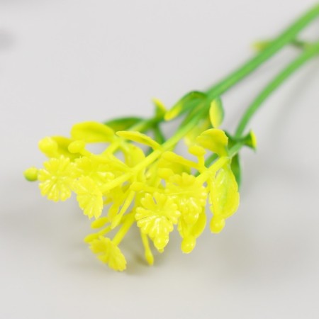 Artificial plant for creativity "celandine" set 12 pcs yellow 9 cm-4