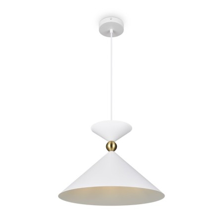 Suspended lamp Freya Fr5392PL-01W1 Moth, 350x350x1760 mm, E27, 1x60W, white color-1