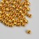 Beads for creativity plastic "Gold" d = 0.6 cm set of 500 grams