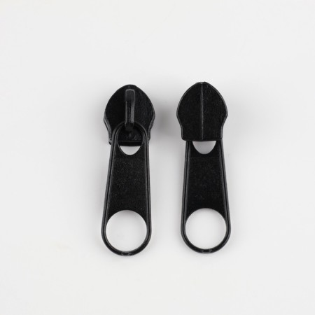 Galanterery Castle for Lightning "Spiral", No. 5, without a stopper, 10 pcs, black color-1