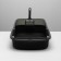 Toilet with transparent sides with a scoop and filter, 50 x 34 x 18 cm, black