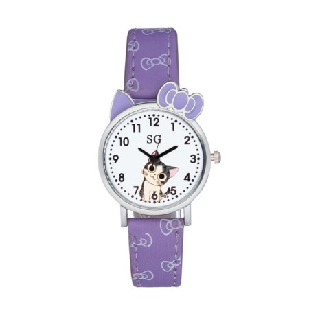 Watch of wrist-quartz children's "kitten", D-3 cm