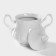 Porcelain Sugar "Romance", 550 ml, with a lid, white color