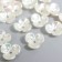 Beads for creativity Plastic "Busin hat" set 25 pcs Pearl mother -of -pearl 1x1 cm