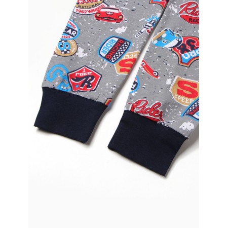 Pajamas for the boy "Machine", gray color, height 104-4
