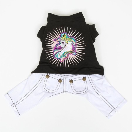 Combiason "Unicorn", size 18 (DS 40 cm, fire 50 cm, Osh 38 cm), black and white-9