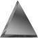 Triangular mirror graphite tiles with fake 10 mm, 200x200 mm