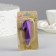 Candle in the Cake "Fine", number "1", purple metallic, 6.5 cm