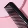 Combined comb, 22 × 4.5 cm, black color