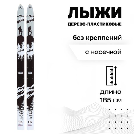 Skiing wood-plastic "Forest", 185 cm, with a notch