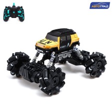 Radio -controlled “Army” jeep, 4WD, drift, works on the battery, sand color