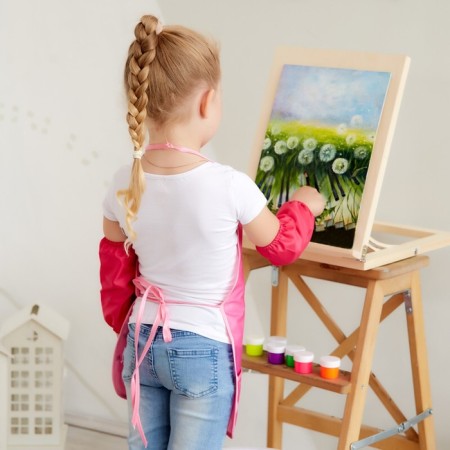Apron with overturners Children's Ethel "Cute Girl", 49 x 39 cm-6