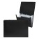 Folder file Calligrata 6 department. A4 plastic 0.7mm black. Mix TsV rubber bands