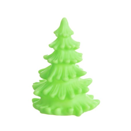 Nightlight "Christmas tree" 2W LED LR44 green 6x6x9cm-5