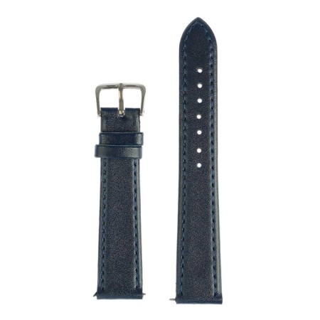Solomon watch strap, 18 mm, genuine leather, L-20 cm, dark blue-1