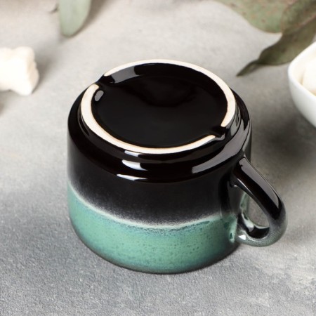 Porcelain cup Verde Notte, 200 ml-2