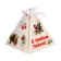 New Year. Bonbonniere, New Year's gift packaging "Snegier and mountain ash", 7 × 7 × 7.5 cm.