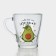 Glass Avocado Glass, 250 ml, MIX drawing