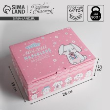 Box - Penal, Gift packaging, “Cute little gift”, 26 x 19 x 10 cm