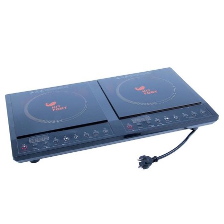Induction tile KitFort KT-109, 2 burners, 1000/1000 W, black