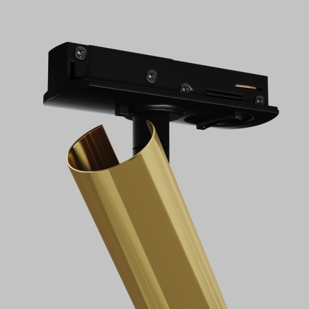 Technical TR141-1-6W3K-M-M-FOCUS T, 81.5x30x235 mm, LED, 6W, 280LM, 3000K, Black and Brass Currer Pinat-7