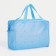 Cosmetic bag with lightning, blue color
