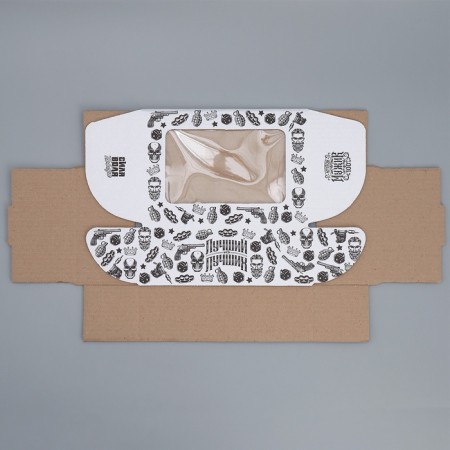 Box Gift team with a window, packaging, “best of the best”, white, 24x8x16 cm-5