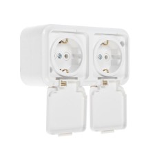 BYLLECTRICA RADSTRICA RA16-303 Praleska, 16A, two-month, outdoor, with salary, lid, IP54, white