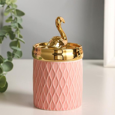 Coramics Coramics "Golden Flamingo" 13.5x7.5x7.5 cm-2