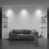 The built-in lamp Technical DL033-2-02B, 2x50W, 17x9x3.6 cm, GU10, black color