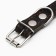 Collar combined leather/tarpaulin, dimensionless, 54 x 2.5 cm, Osh 17-45 cm, black