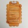 Cookie box, confectionery packaging with PVC lid, hand make, 10.5 x 21 x 3 cm