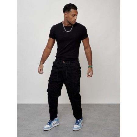 Cargo jeans, size 46-48, black color-11