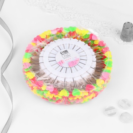 Civaling pins "Heart", 53 mm, 20 pcs, colorful color-5