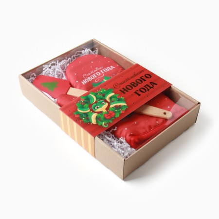 Set of Gift Dolyana "Symbol of the Year": mittens-output, silicone blade-5