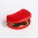 Women's wallet with zipper, color mix