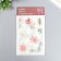 Stickers "Field flowers" set 3 sheets mix 10.4x14.7 cm