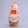 Decorative candle "Easter chicken"