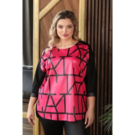 Female costume: jumper, trousers, size 50, color fuchsia-9