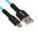 Smartbuy S21, microUSB cable - USB, 2.4 A, 1 m, charging + data transfer, blue