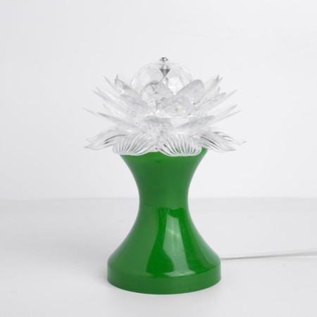 Light device "Flower" 12.5 cm, glow RGB, 220 V, green-1
