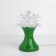 Light device "Flower" 12.5 cm, glow RGB, 220 V, green